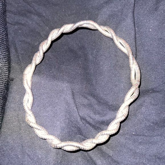 Bundle of 2 Flexible Silver Color “Snake” Multi-Use Jewelry - Necklace/Bracelet - Picture 3 of 17